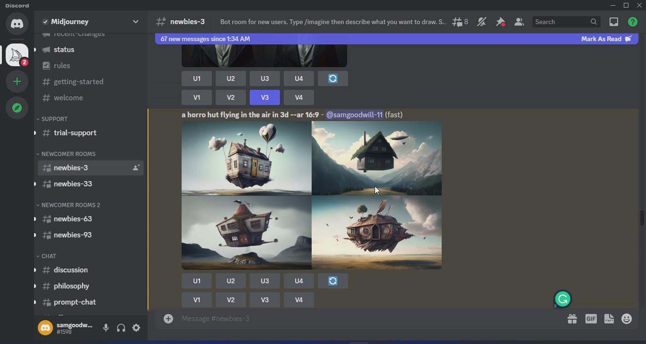 Midjourney AI:从零基础到高级版的大师班教程-34节课-中英字幕