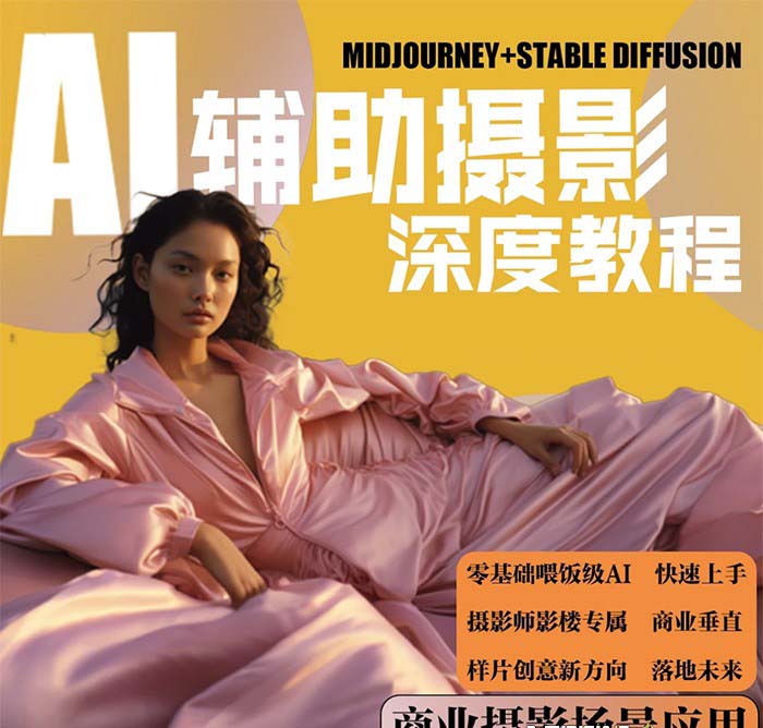 2024年AI辅助摄影人工智能商业应用摄影课程(37节课) 2024年AI辅助摄影人工智能商业应用摄影课程(37节课)