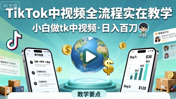 1-604.jpg TikTok中视频全流程实操教学,小白做tk中视频,日入百刀