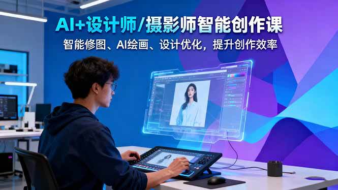 113317bzg1gkc85w8mnsm5.jpg AI+设计师/摄影师智能创作课:智能修图、AI绘画、设计优化,提升创作效率