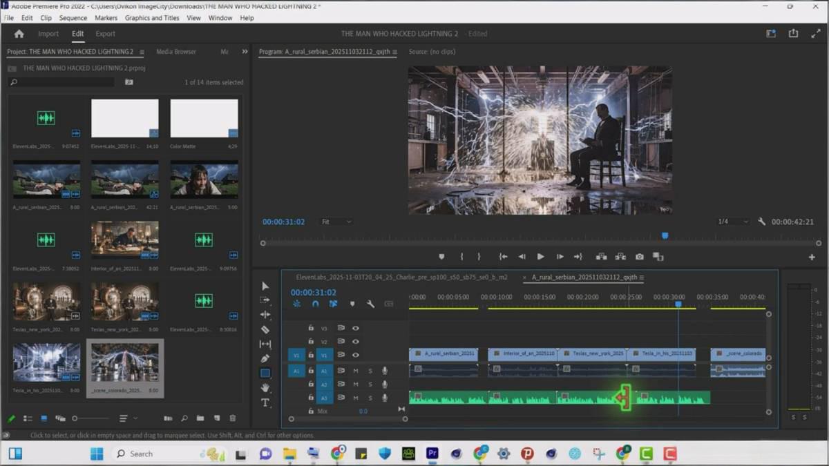 AI电影制作终极指南:从创意到成片,系统掌握智能影视全流程实战课(中英字幕)
