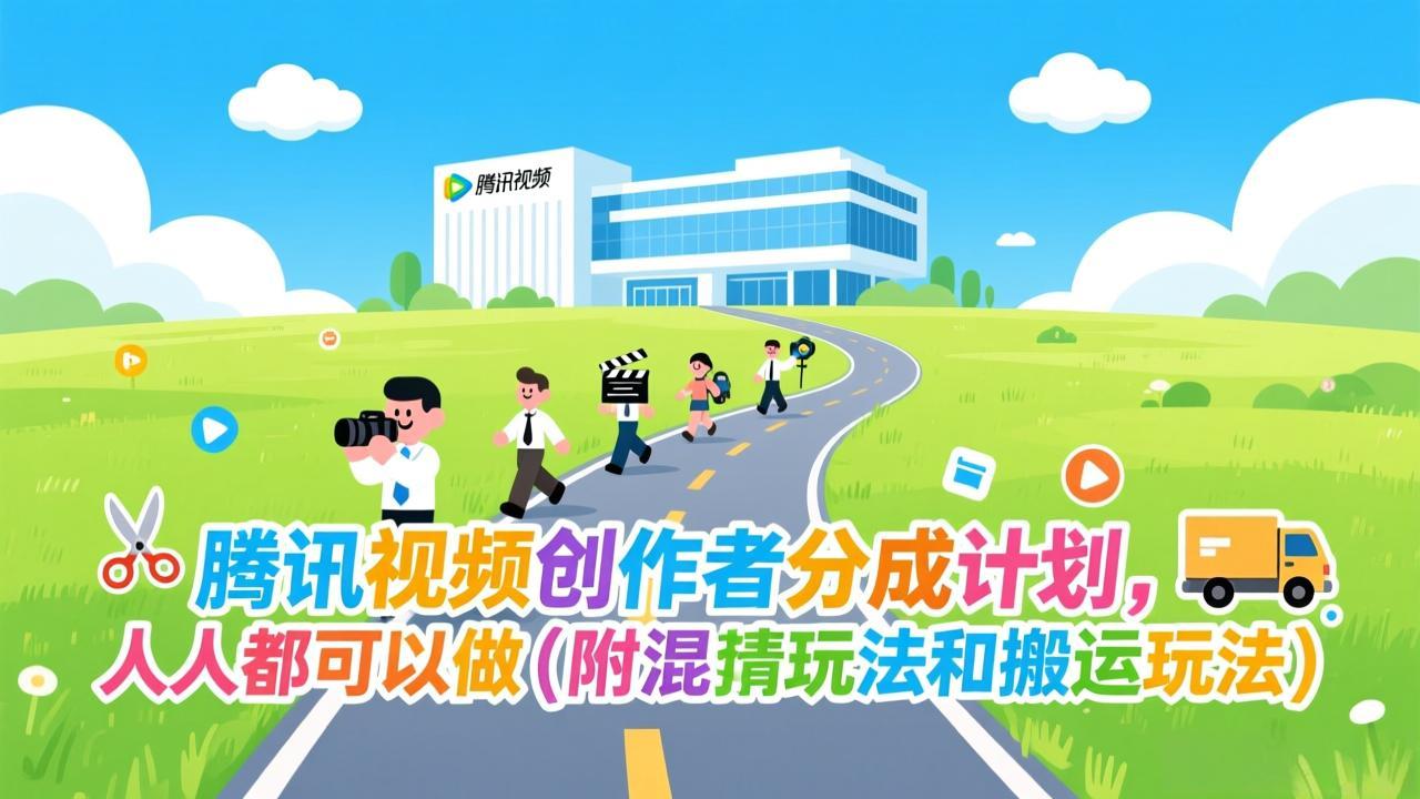 腾讯视频创作者分成计划,人人都可以做(附混剪玩法和搬运玩法)