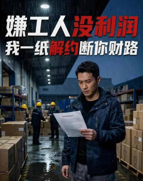 嫌工人没利润，我一纸解约断你财路（60集全）AI-紫橙资源网
