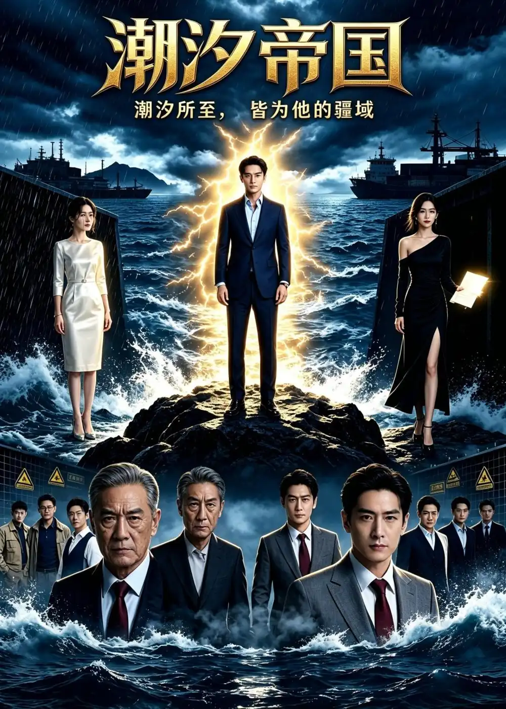 潮汐帝国（30集）AI短剧-紫橙资源网