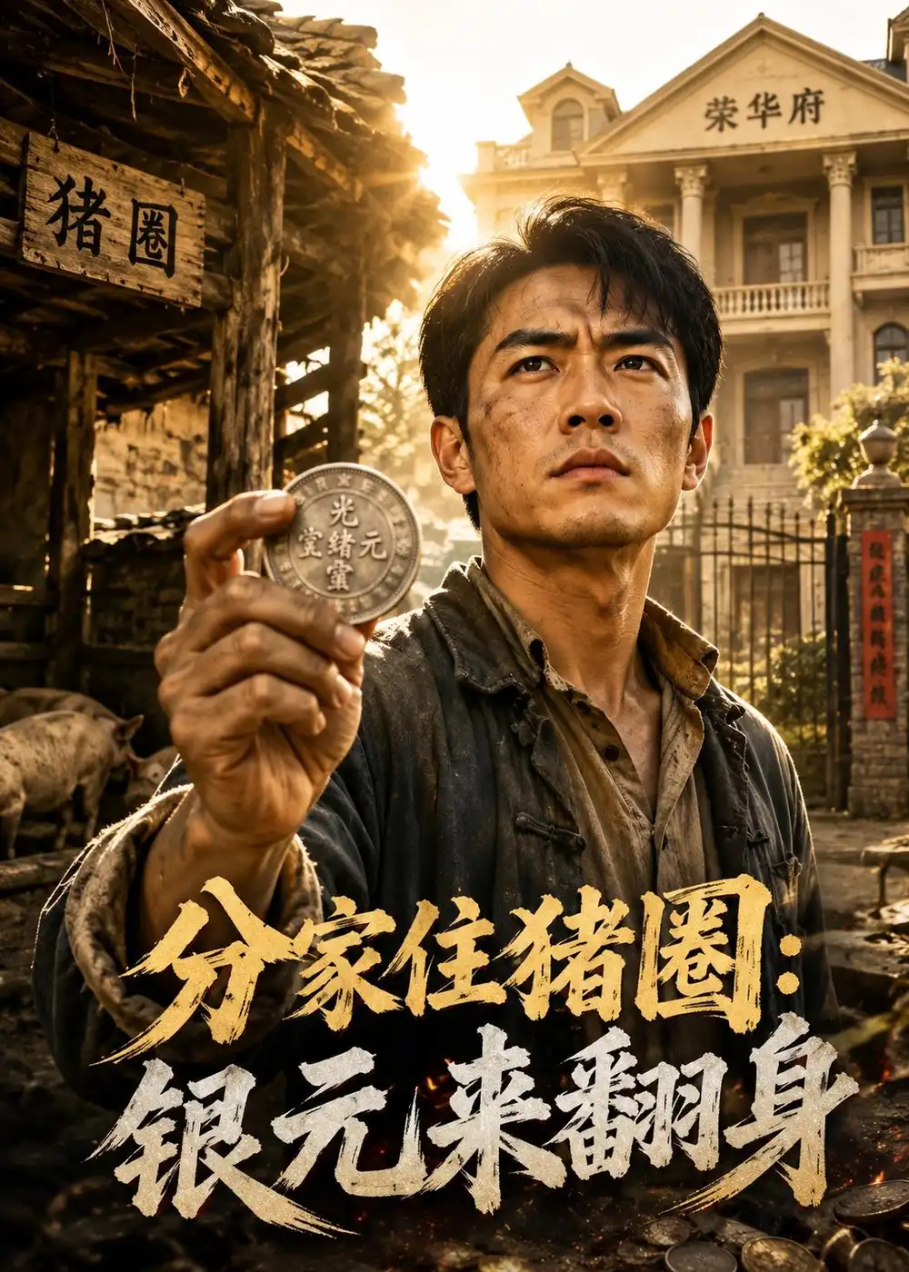 分家住猪圈银元来翻身（50集）AI短剧-紫橙资源网