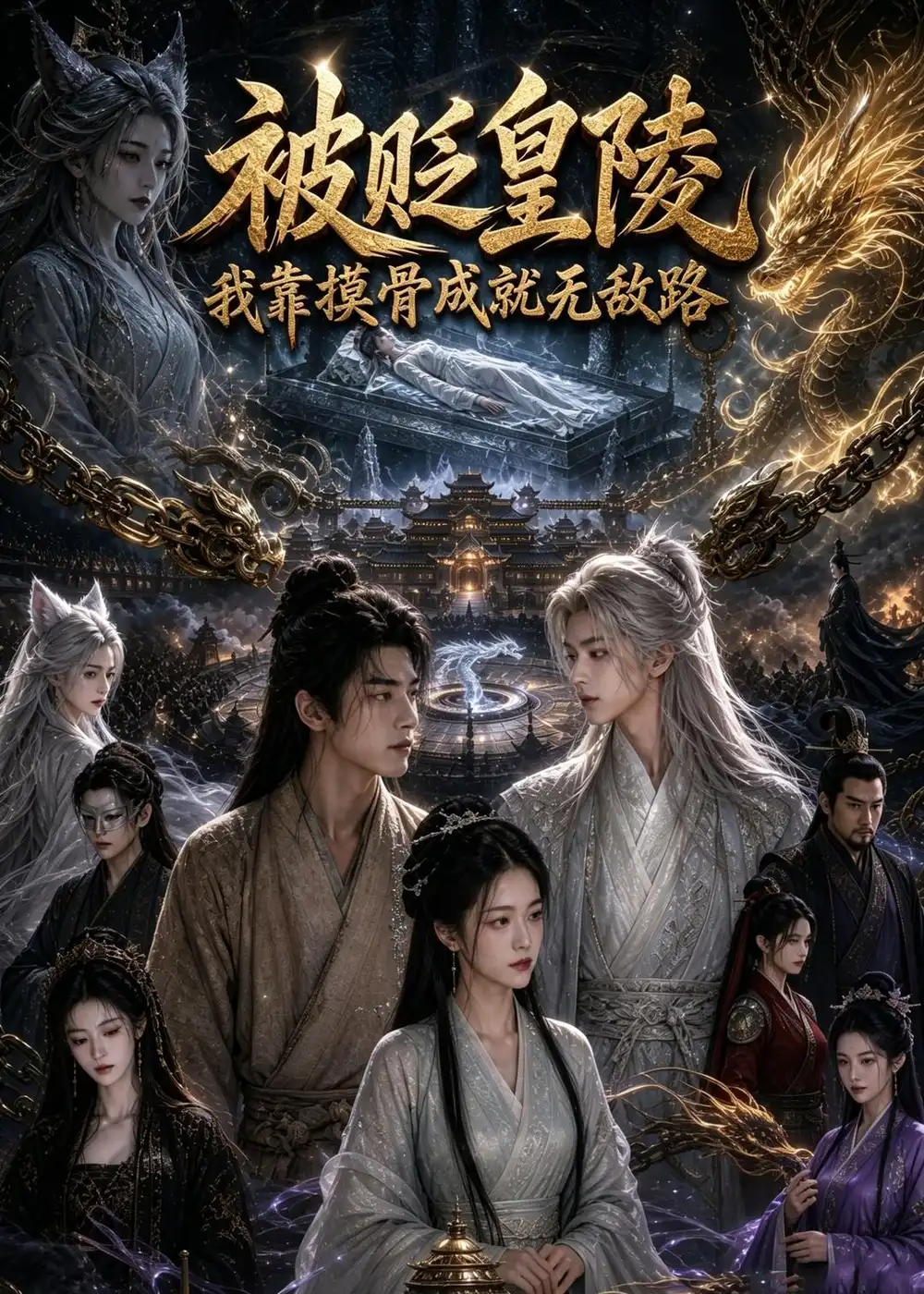 被贬皇陵我靠摸骨成就无敌路（101集）AI短剧-紫橙资源网