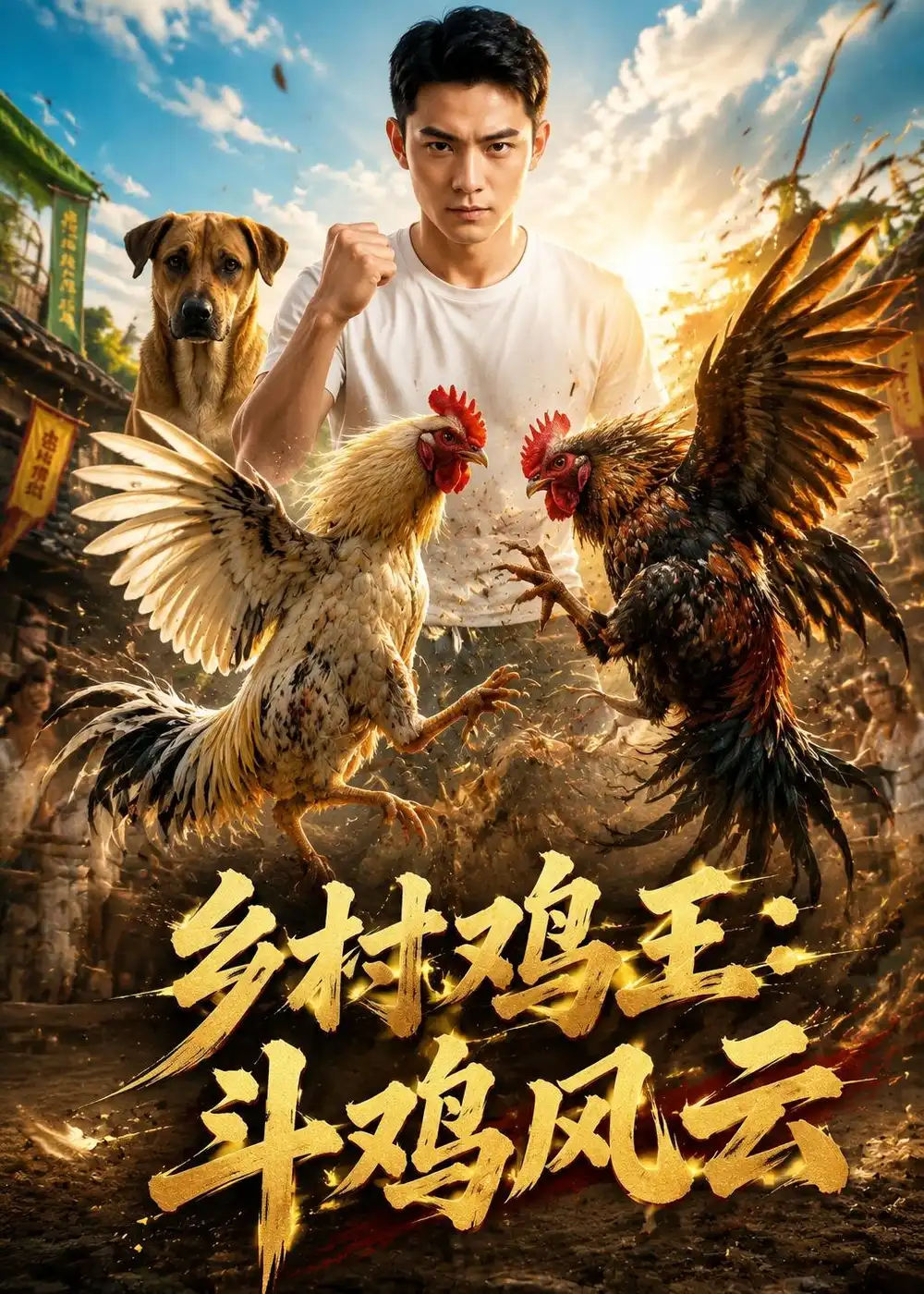乡村鸡王斗鸡风云（37集）AI短剧-紫橙资源网