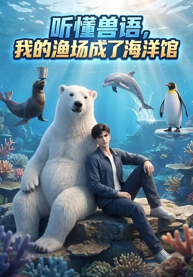 听懂兽语我的渔场成了海洋馆（53集）AI短剧-紫橙资源网