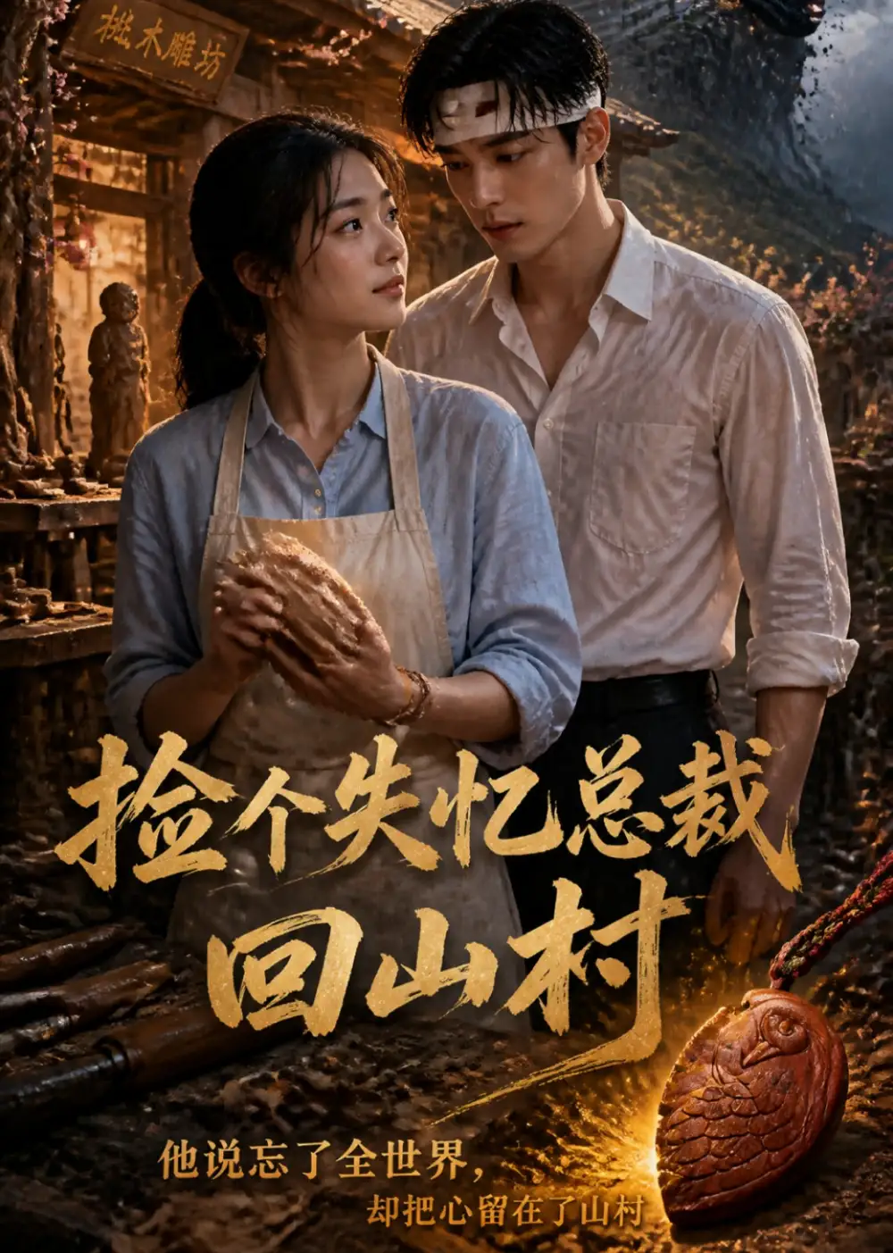 捡个失忆总裁回山村(14集)-紫橙项目网