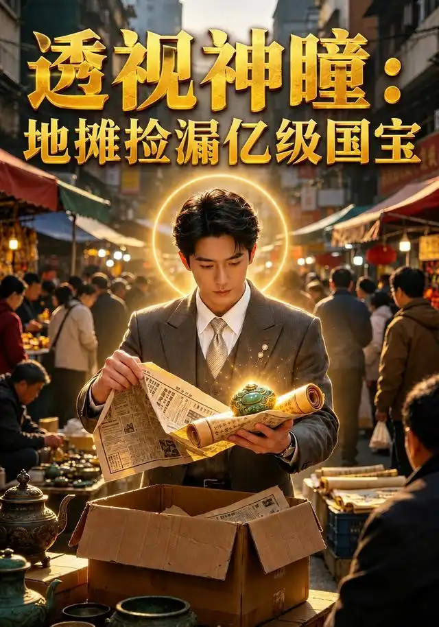 透视神瞳地摊捡漏亿级国宝（45集）AI短剧-紫橙项目网