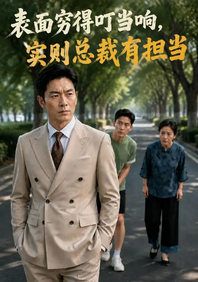 表面穷得叮当响实则总裁有担当(40集)AI短剧-紫橙项目网