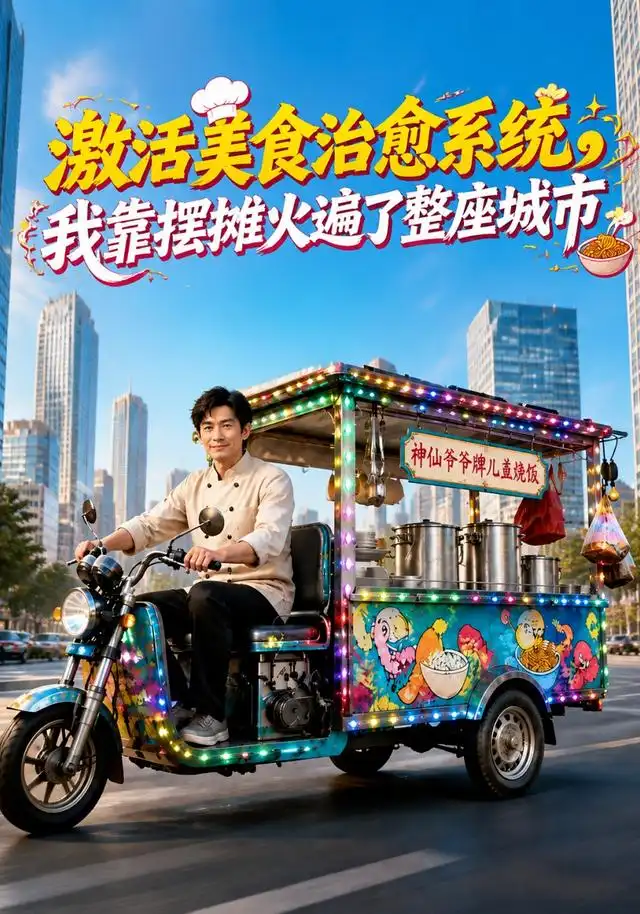 激活美食治愈系统我靠摆摊火遍了整座城市（177集）AI短剧-紫橙资源网
