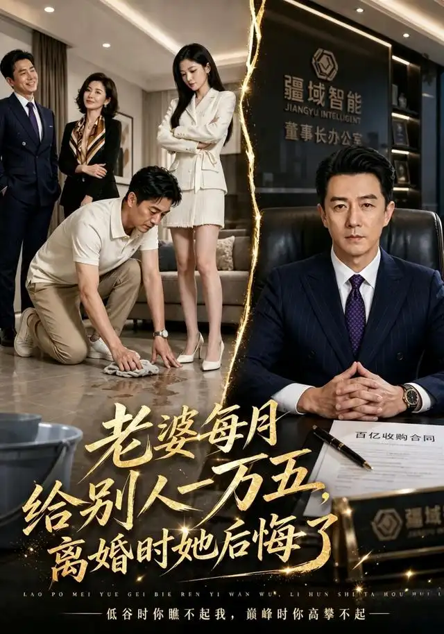 老婆每月给别人一万五离婚时她后悔了（113集）AI短剧-紫橙资源网