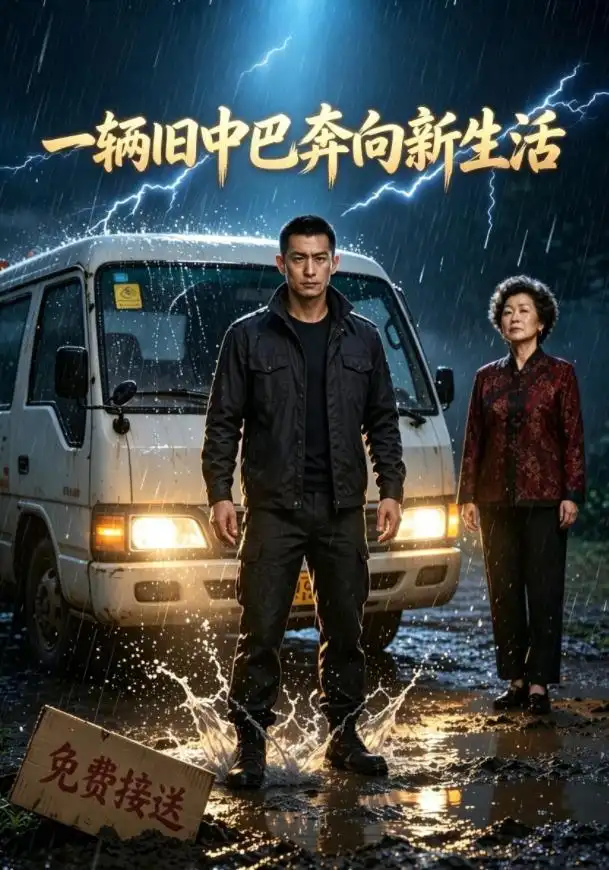 一辆旧中巴奔向新生活（82集）AI短剧-紫橙资源网