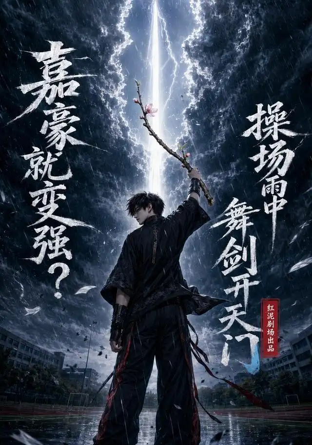嘉豪就变强操场雨中舞剑开天门（68集）-紫橙资源网