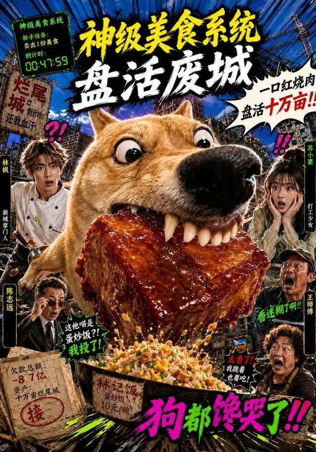 神级美食系统盘活废城（112集）-紫橙资源网
