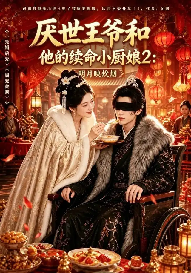 厌世王爷和他的续命小厨娘2明月映炊烟（108集）AI短剧-紫橙项目网