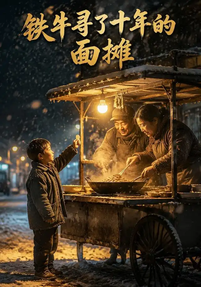 铁牛寻了十年的面摊（32集）Ai短剧-紫橙项目网