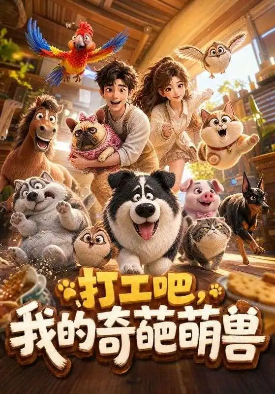 打工吧我的奇葩萌兽（110集）AI短剧-紫橙资源网
