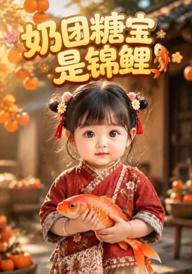 奶团糖宝是锦鲤(134集)AI短剧-紫橙项目网