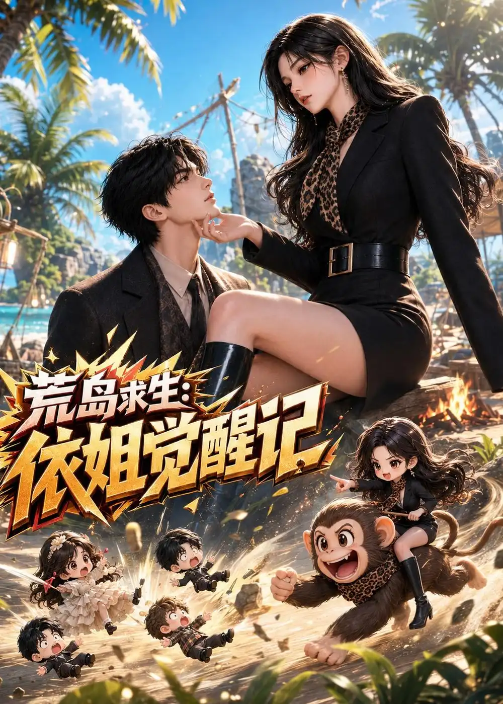 荒岛求生依姐觉醒记（100集）-紫橙项目网