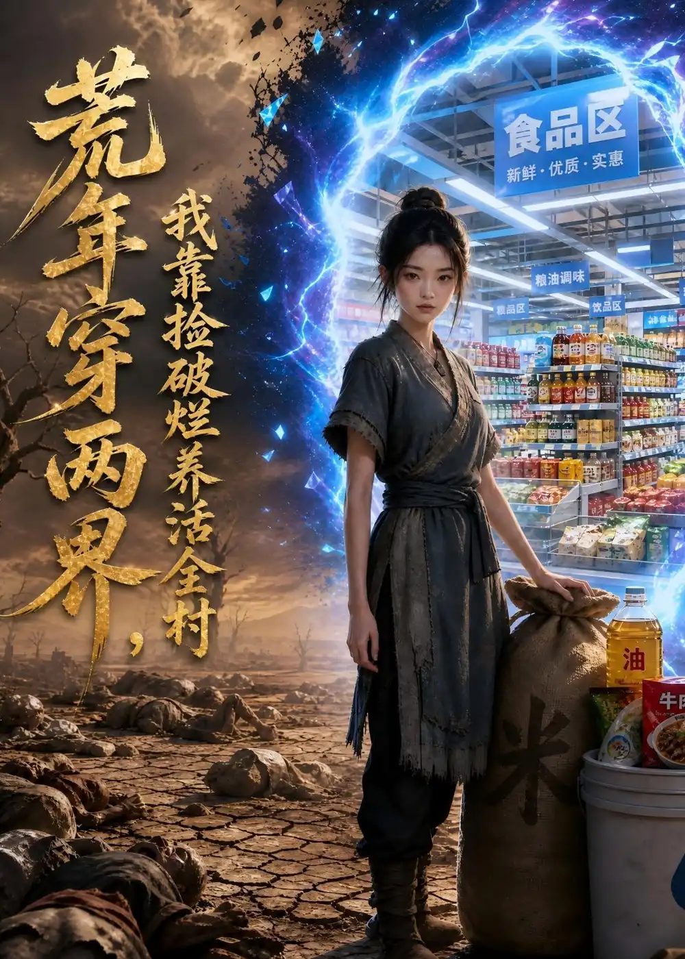荒年穿两界我靠捡破烂养活全村(90集)-紫橙项目网