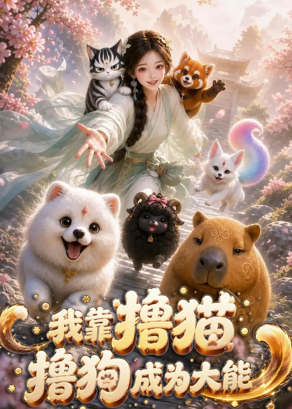 我靠撸猫撸狗成为大能(80集)-紫橙项目网