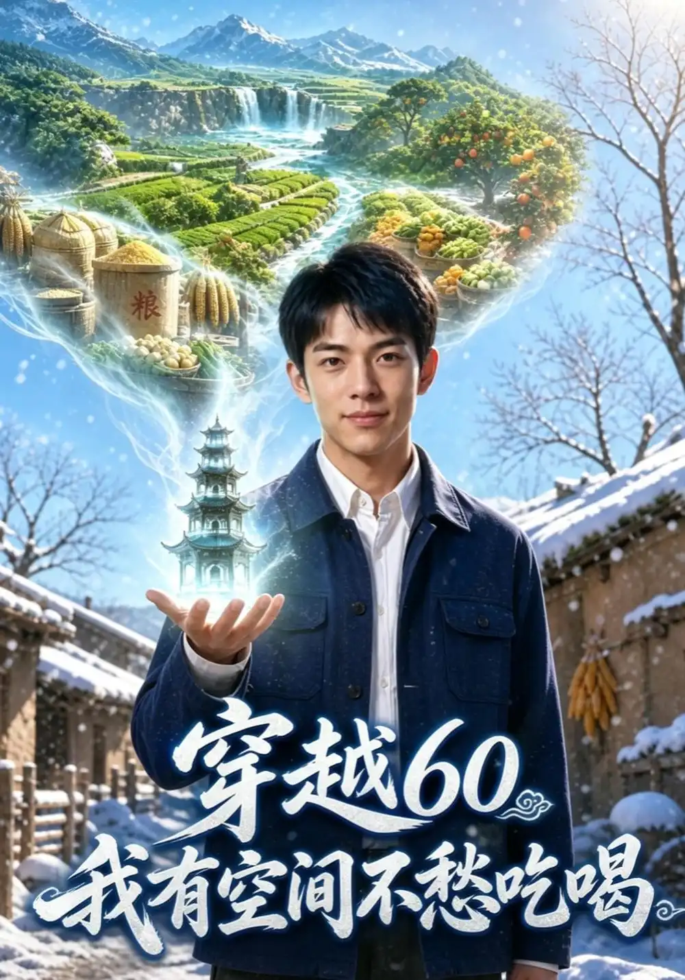 穿越60我有空间不愁吃喝（1000集）AI短剧-紫橙项目网