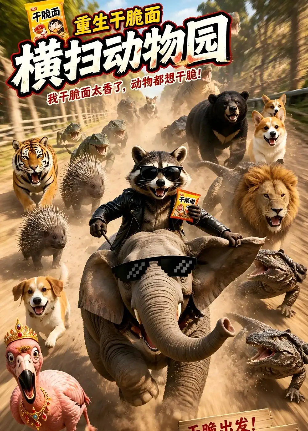 重生干脆面,横扫动物园(58集)-紫橙项目网