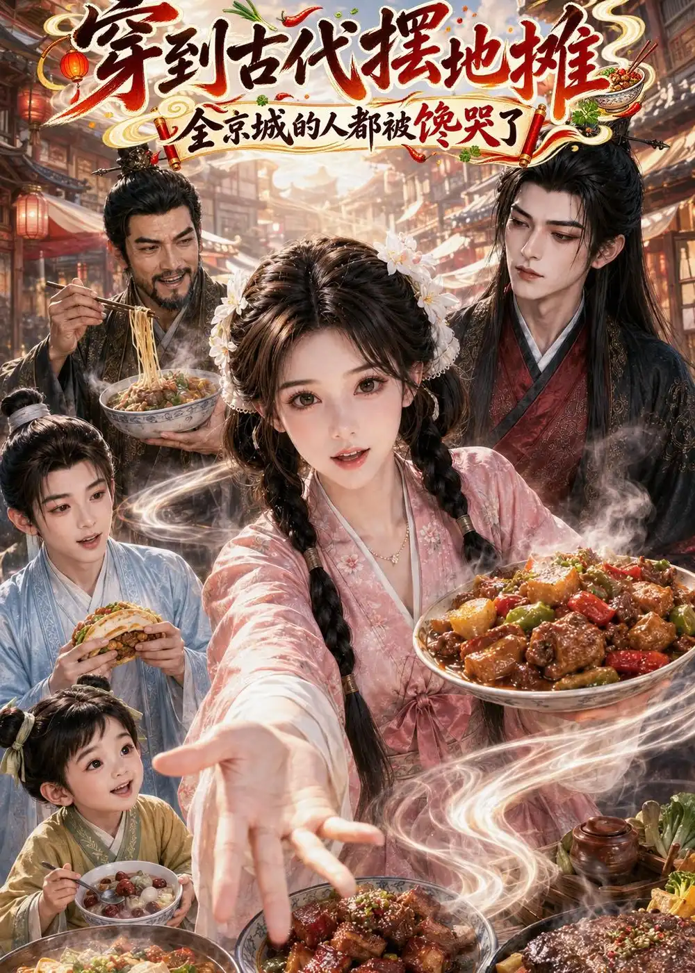 穿到古代摆地摊全京城的人都被馋哭了（50集）-紫橙项目网