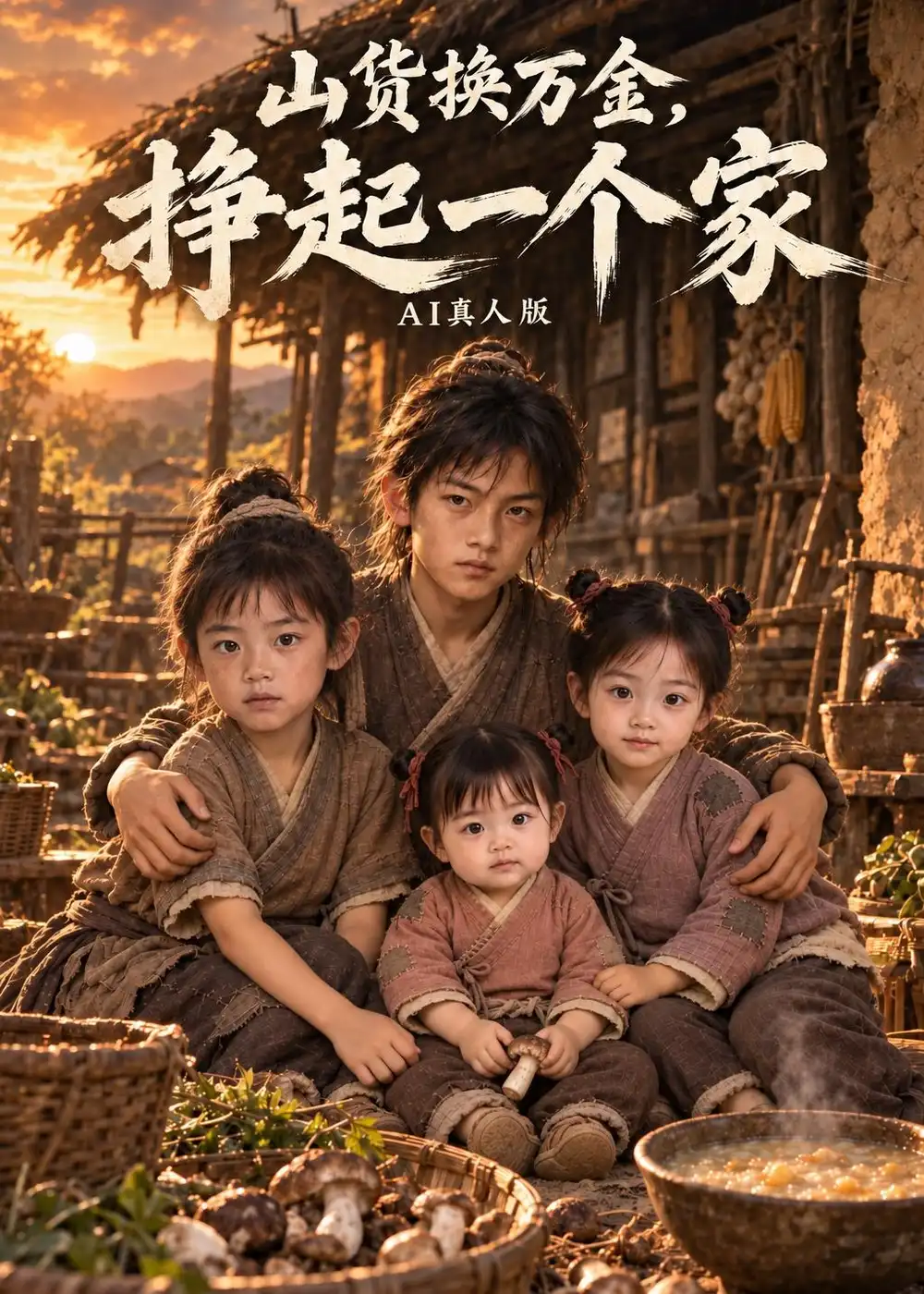 山货换万金挣起一个家AI真人版（621集）-紫橙项目网