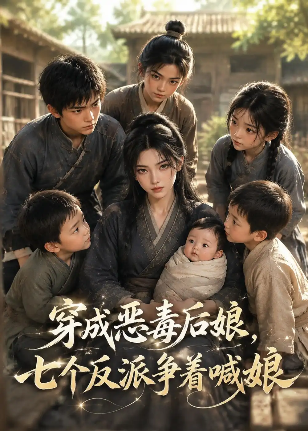 穿成恶毒后娘七个反派争着喊娘（111集）-紫橙项目网