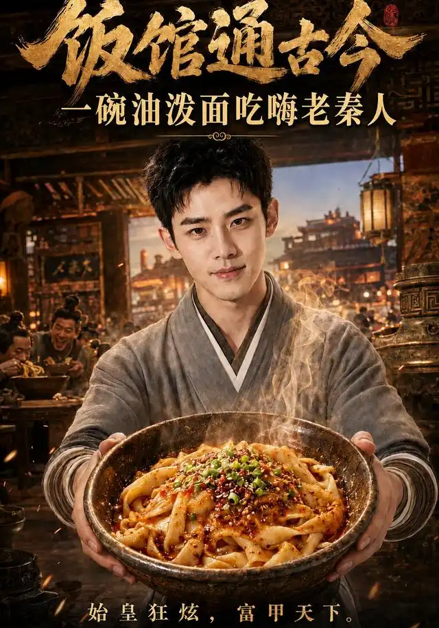 饭馆通古今一碗油泼面吃嗨老秦人(85集)AI短剧-紫橙项目网