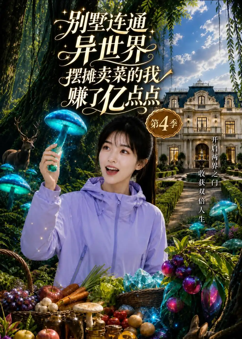 别墅连通异世界摆摊卖菜的我赚了亿点点(100集)-紫橙项目网