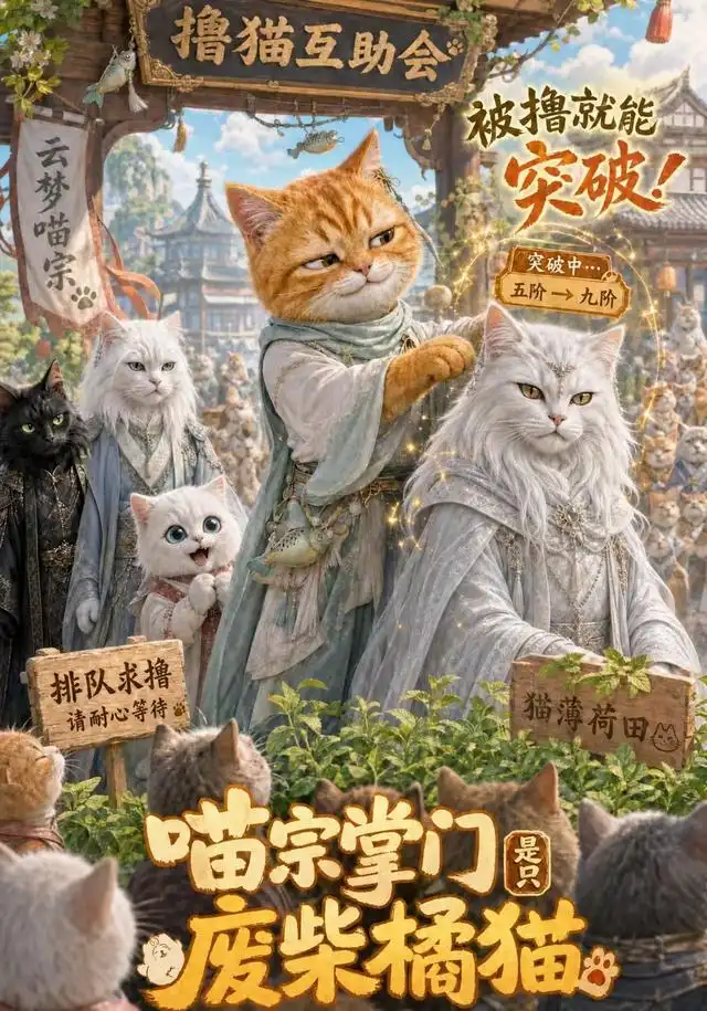 喵宗掌门是只废柴橘猫(162集)-紫橙项目网