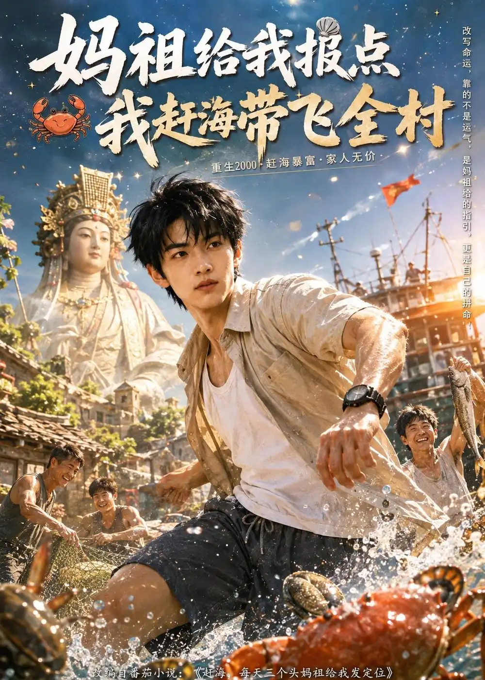 妈祖给我报点我赶海带飞全村(289集)-紫橙项目网