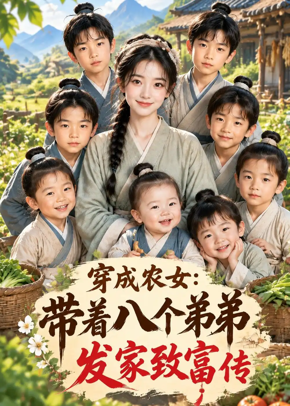 穿成农女带着八个弟弟发家致富传(608集)-紫橙项目网