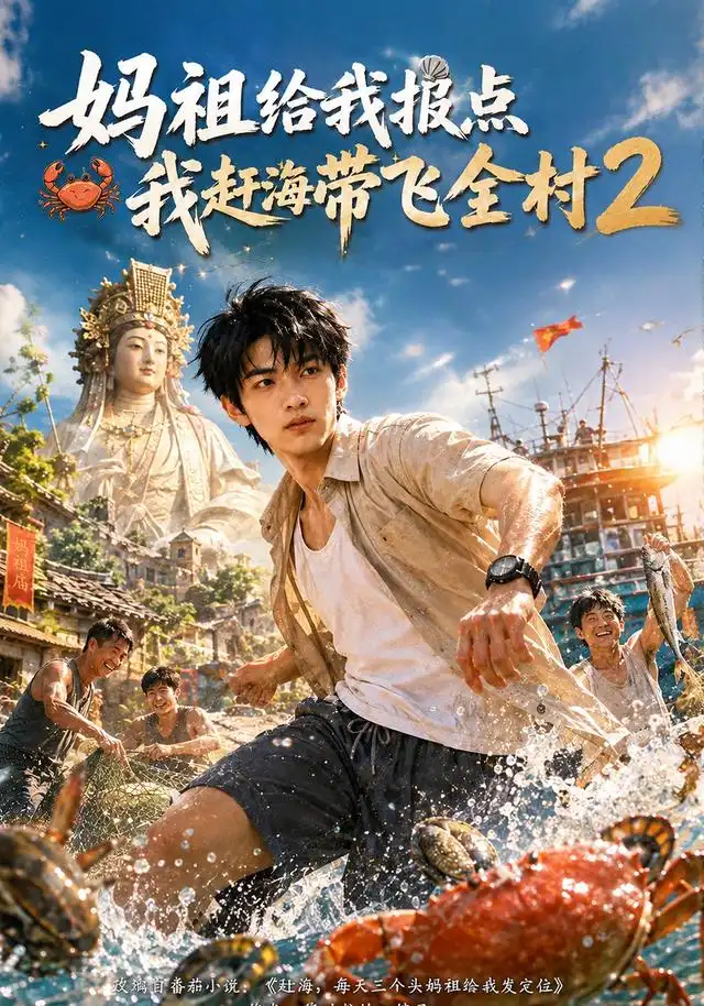 妈祖给我报点我赶海带飞全村2(365集)AI短剧-紫橙项目网