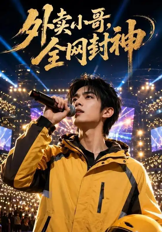 外卖小哥全网封神(62集)AI短剧-紫橙项目网