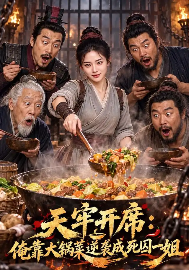 天牢开席俺靠大锅菜逆袭成死囚一姐(109集)AI短剧-紫橙项目网