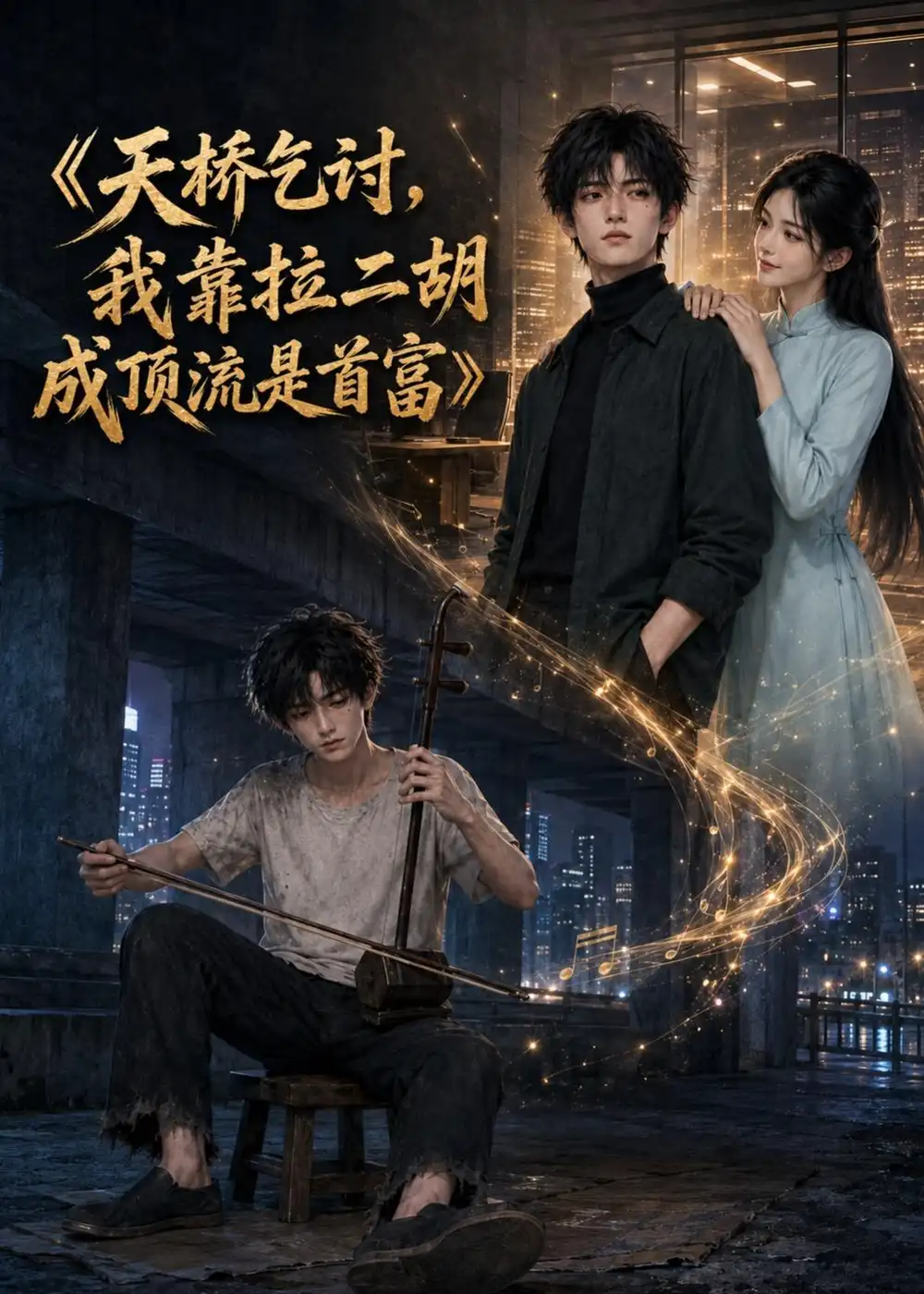 天桥乞讨我靠拉二胡成顶流是首富(120集)-紫橙项目网