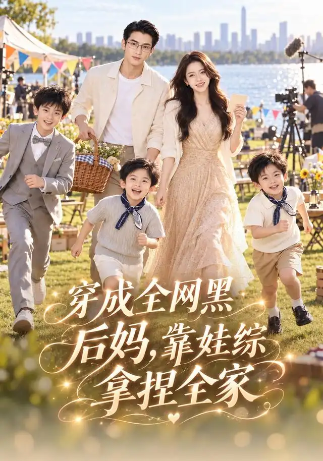 穿成全网黑后妈靠娃综拿捏全家（70集） - 紫橙短剧