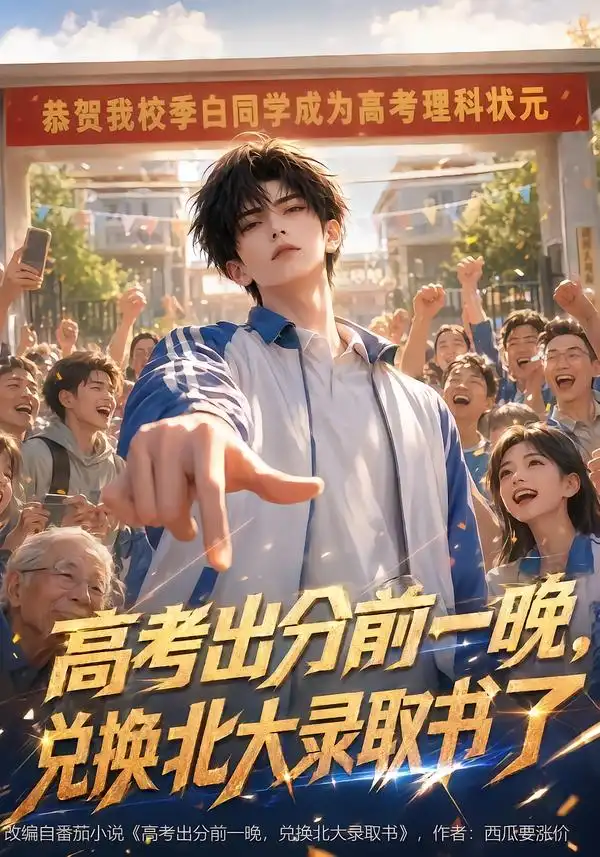 高考出分前一晚兑换北大录取书了（80集）-紫橙项目网