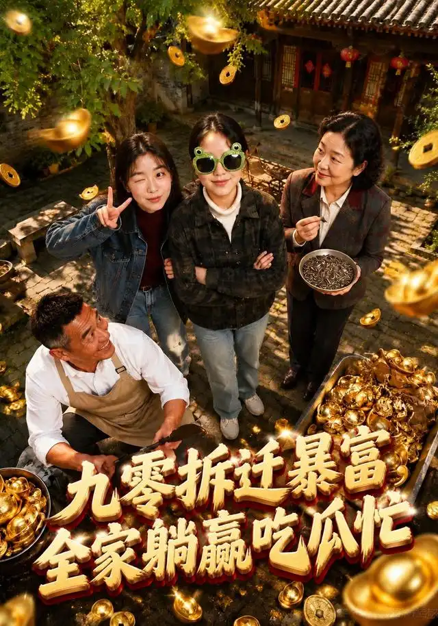 九零拆迁暴富全家躺赢吃瓜忙（115集）-紫橙项目网