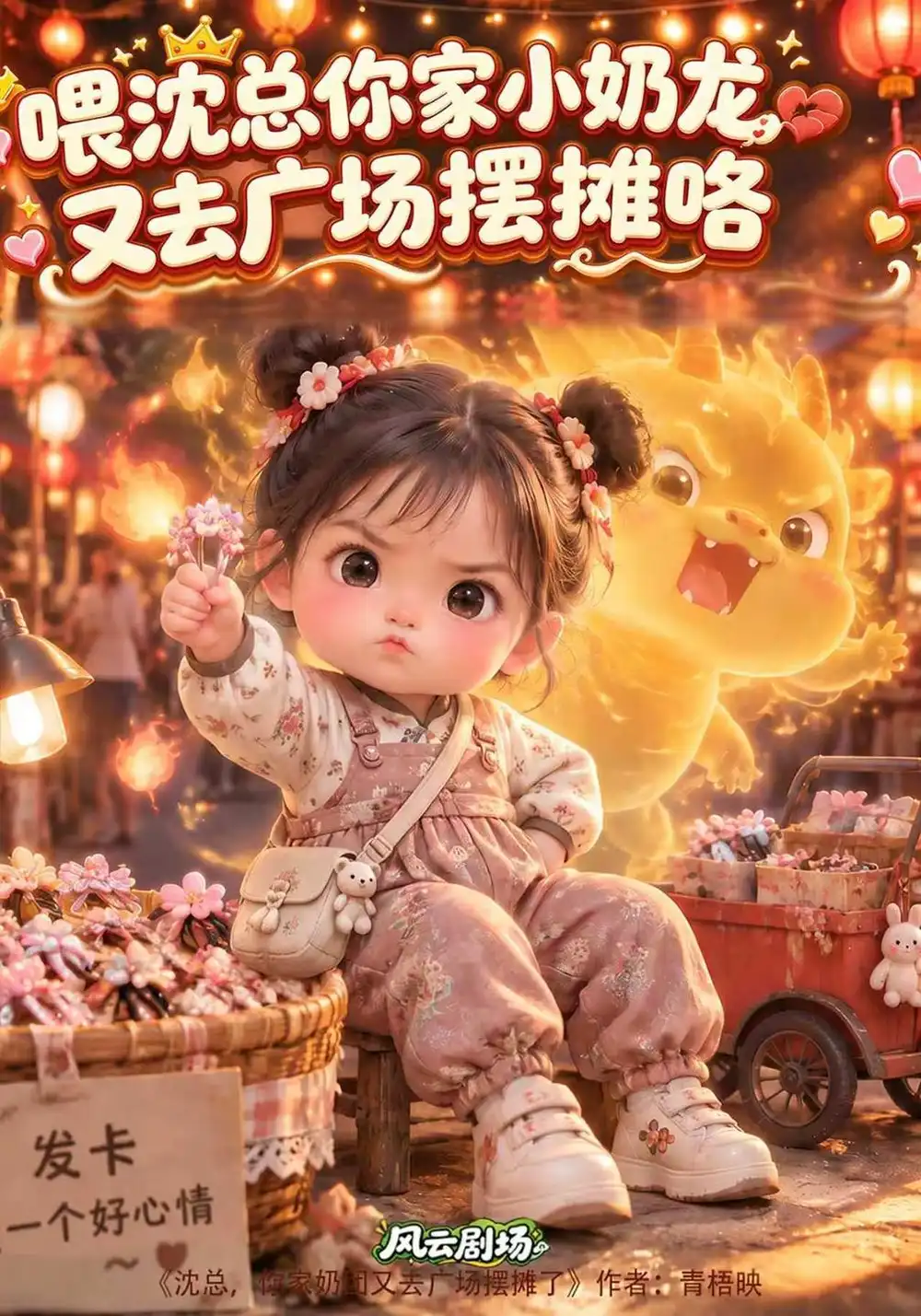 喂沈总你家小奶龙又去广场摆摊咯 喂沈总你家小奶龙又去广场摆摊咯