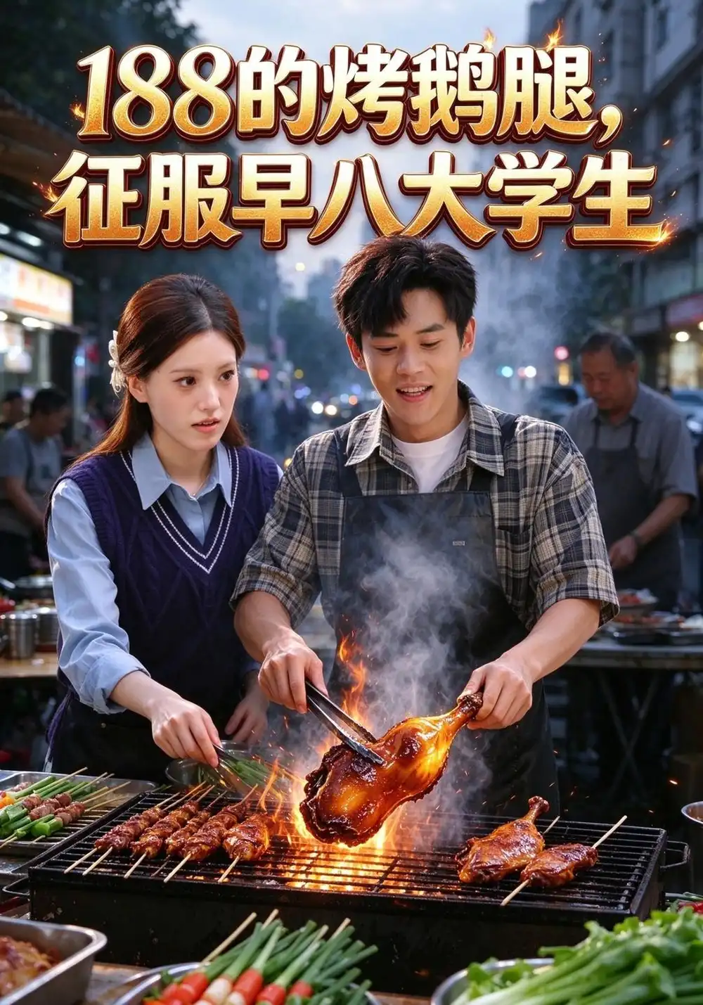 188的烤鹅腿征服早八大学生（84集）徐浩楠＆王新月-紫橙项目网