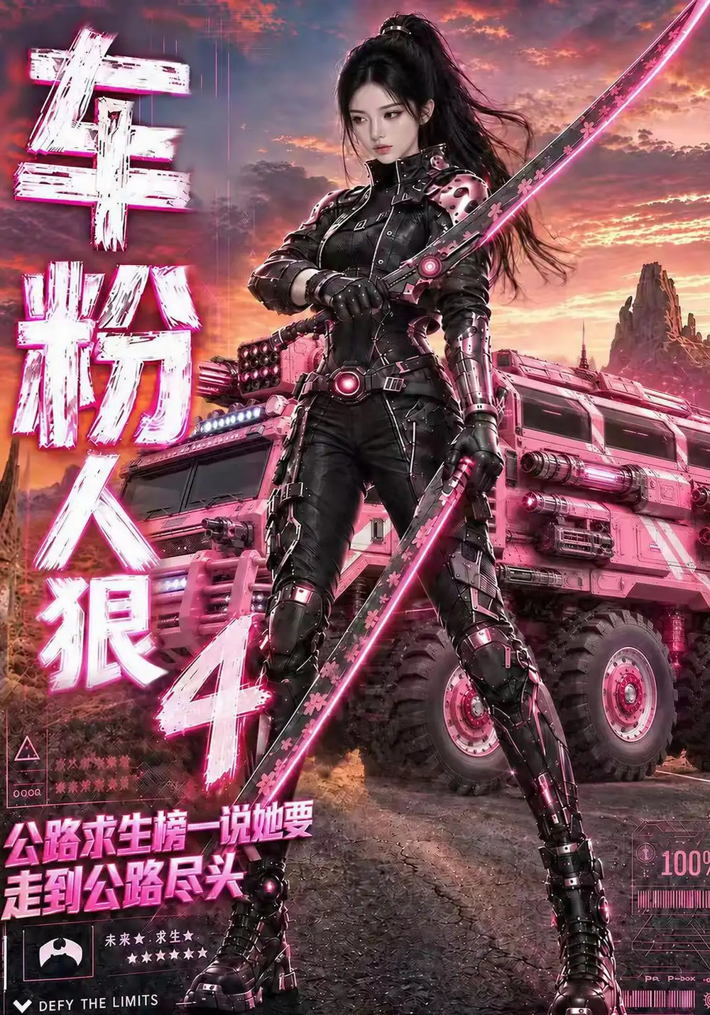 车粉人狠4公路求生榜一说她要走到公路尽头(211集)-紫橙项目网