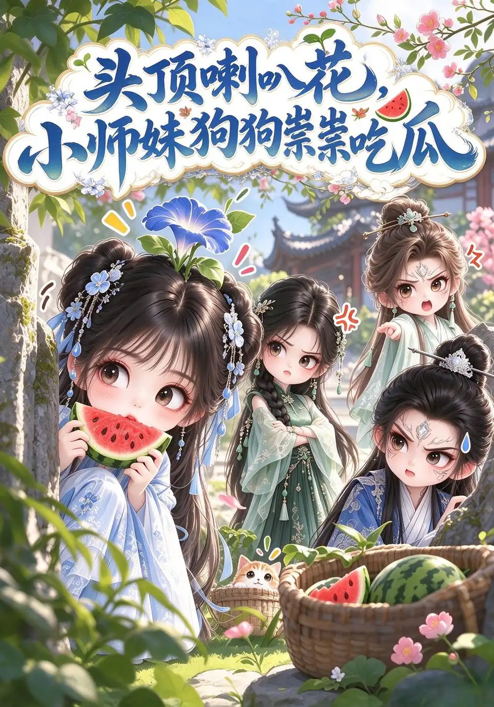 头顶喇叭花小师妹狗狗祟祟吃瓜（110集）-紫橙项目网