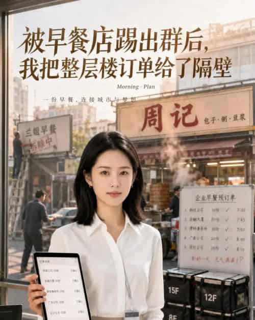 被早餐店踢出群后，我把整层楼订单给了隔壁（66集全）AI-紫橙资源网
