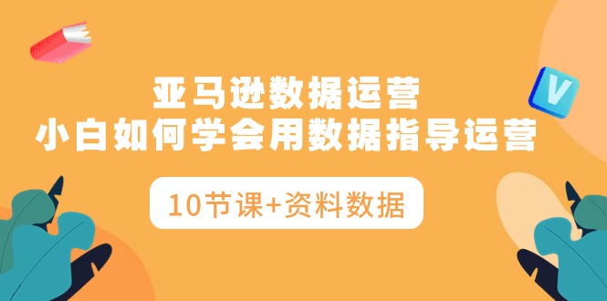 亚马逊数据运营，小白如何学会用数据指导运营（10节课+资料数据）-紫橙资源网